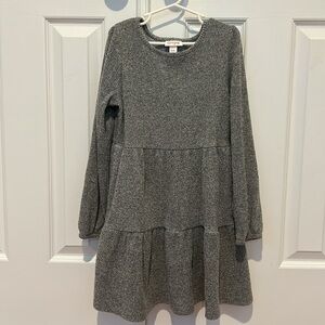 Girls Long Sleeve Dress Gray Cat & Jack Size M
